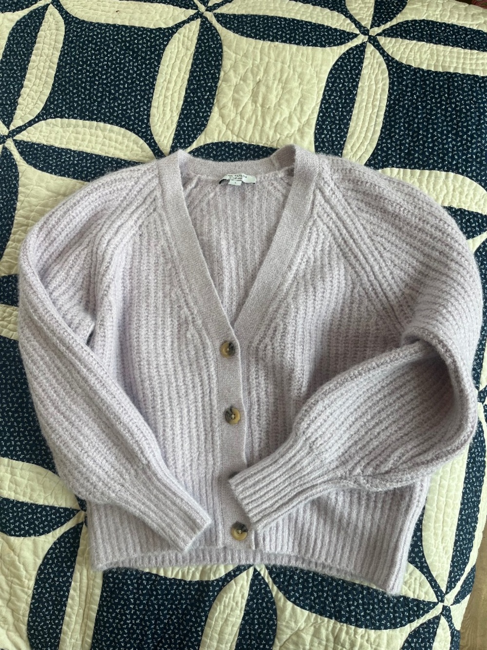 Ann Taylor Light Purple Cardigan